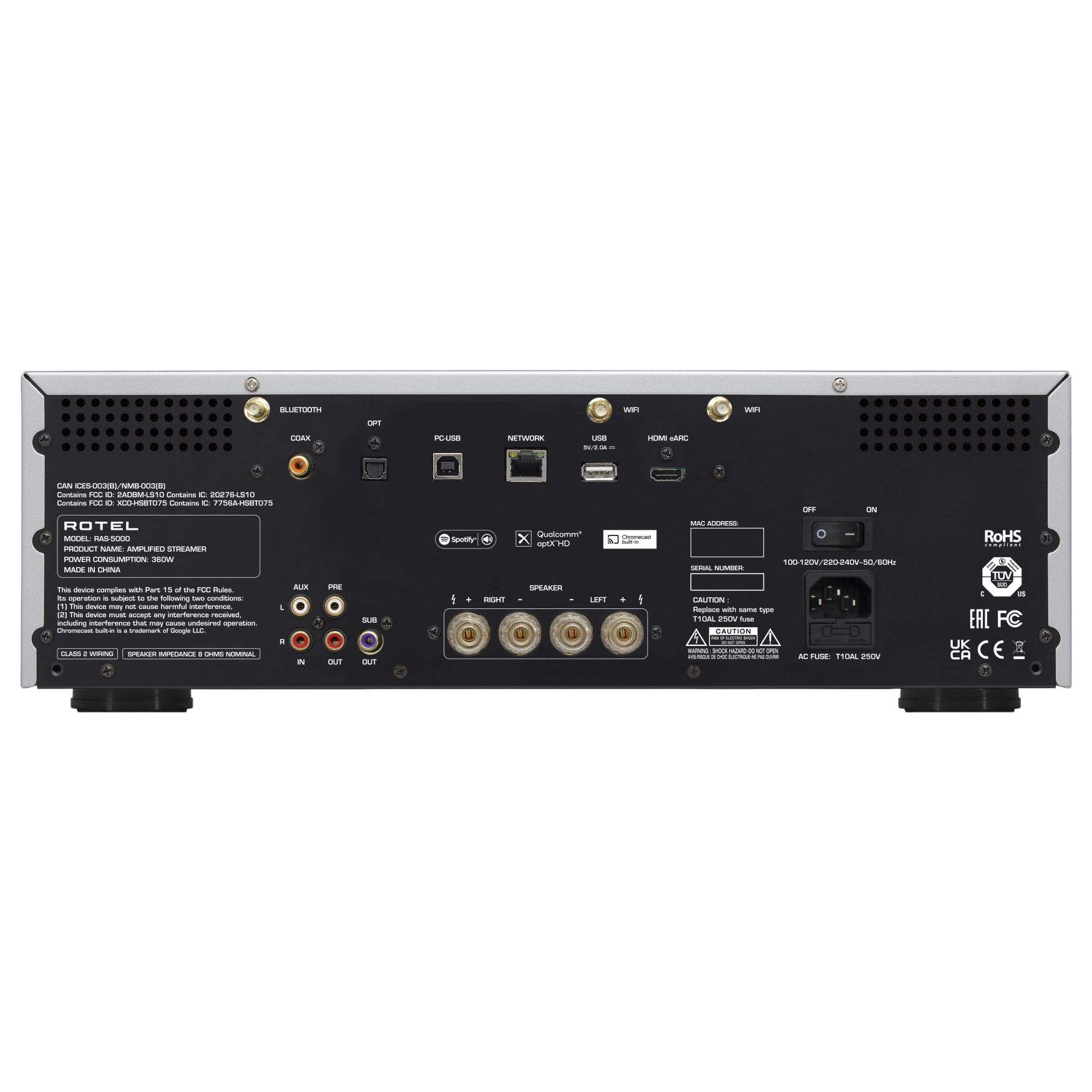RAS-5000 | Amplificateur Intégré Réseau