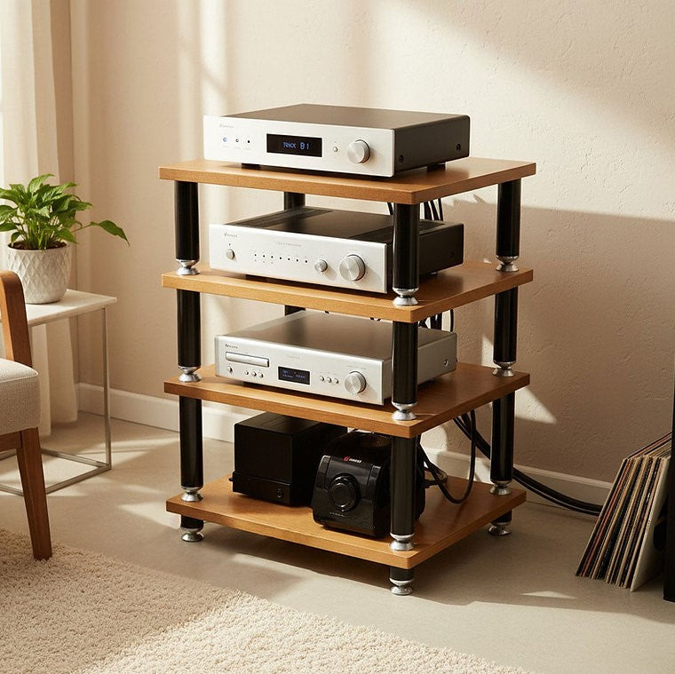 Stäbbl Hi-Fi Bamboo | Meuble Hi-Fi