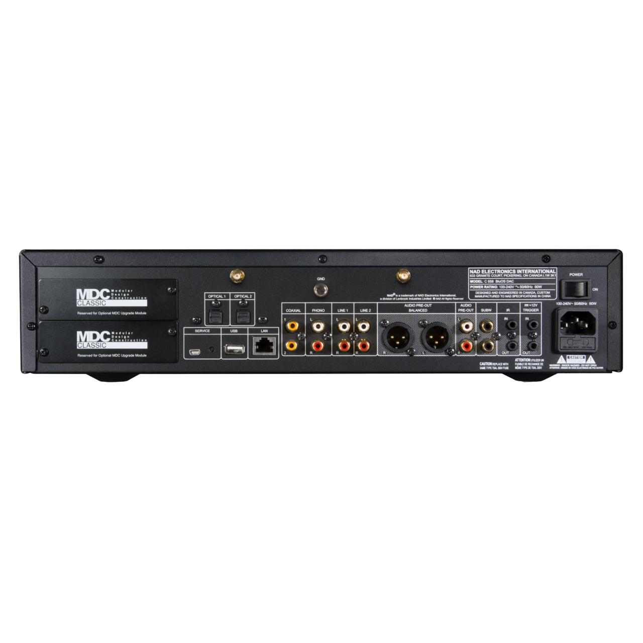 C 658 | Network Audio Player | Preamplifier