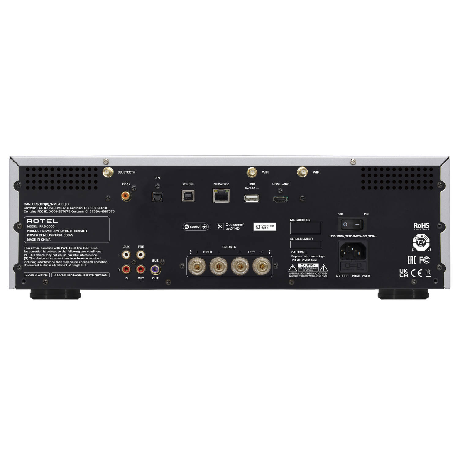 RAS-5000 | Amplificateur Intégré Réseau